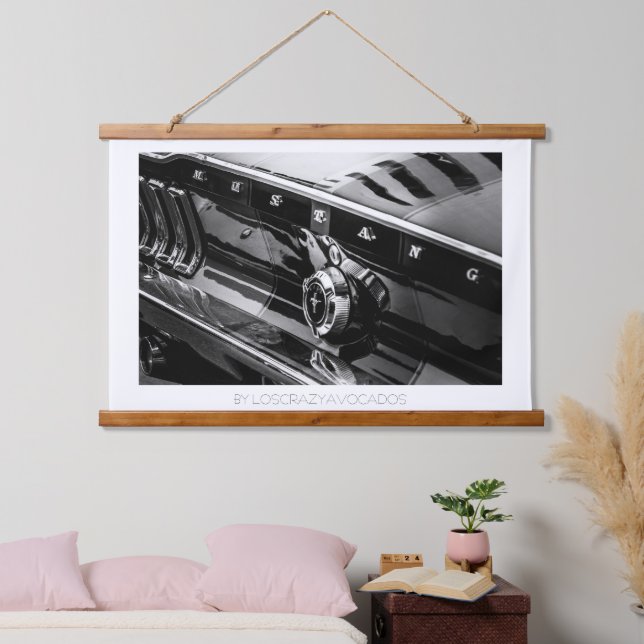 Treiber für alte Muskelkennzeichen Wandteppich Mit Holzrahmen (Schlafzimmer)