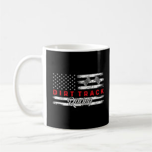 Treiber für das Auto-Racing-Rennen auf amerikanisc Kaffeetasse