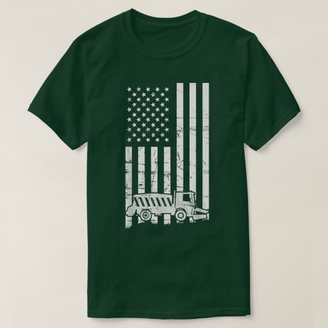 Treiber für den Schneefräsen der amerikanischen Fl T-Shirt (Design vorne)