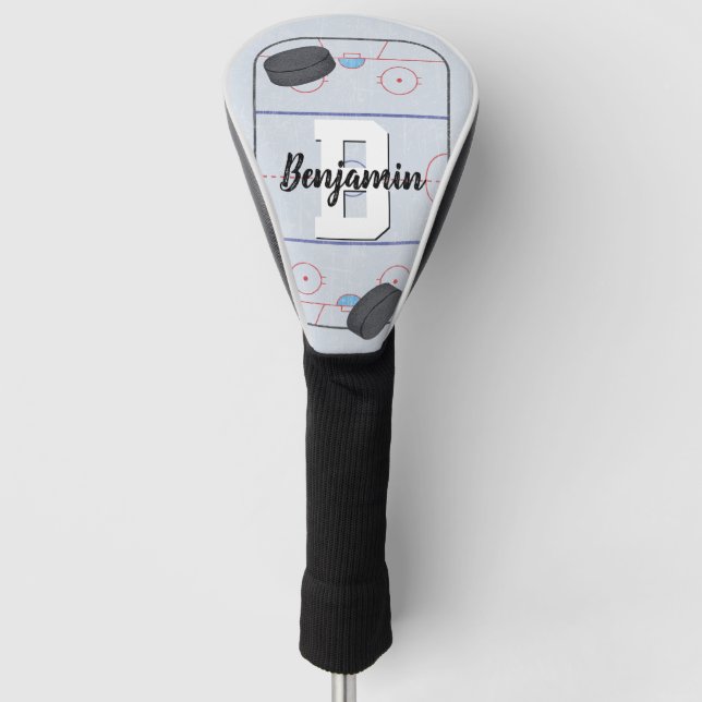 Treiber für Eishockey-Fans Golf Headcover (Vorderseite)