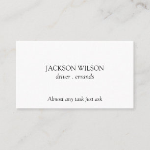 Treiberlieferung Visitenkarte