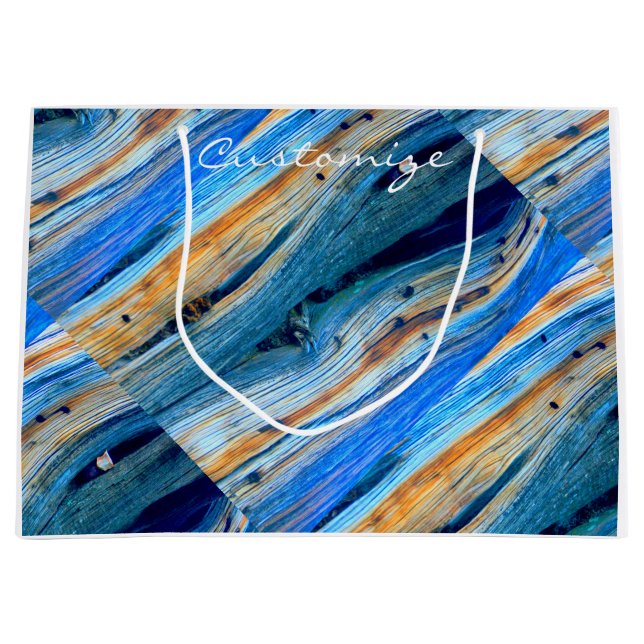 Treibholz Blau Thunder_Cove Große Geschenktüte (Vorderseite)