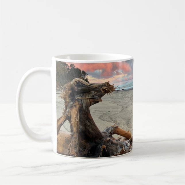 Treibholz-Drache  Kaffeetasse (Links)