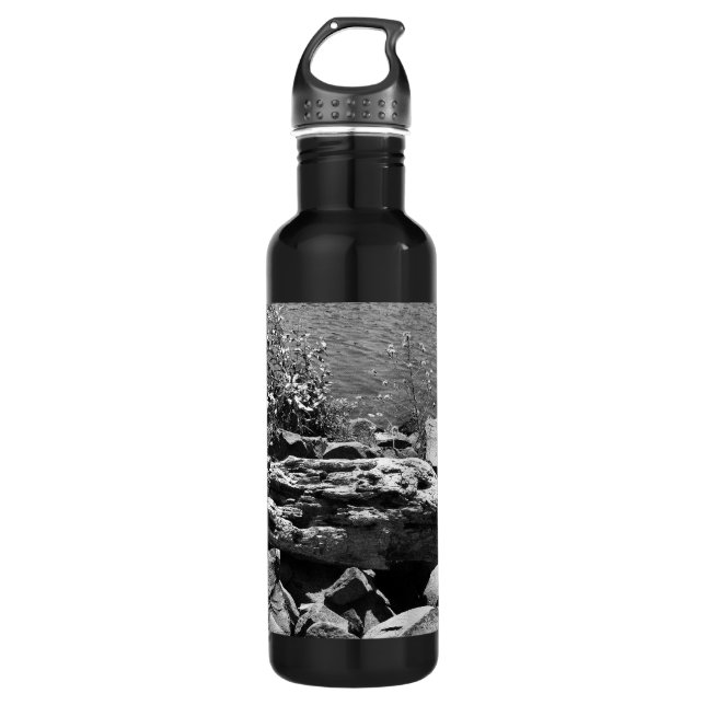 Treibholz Edelstahlflasche (Vorderseite)