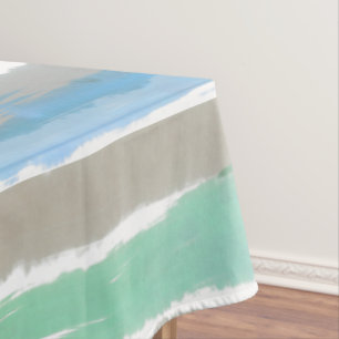 Treibholz Grau Aquarell 152 cm x 213 cm Tischdecke