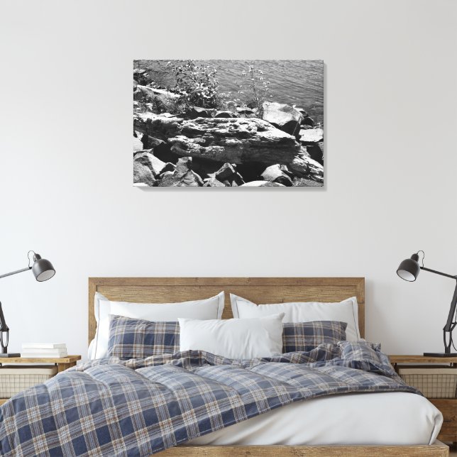 Treibholz Leinwanddruck (Insitu (Schlafzimmer))