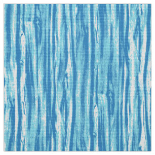 Treibholz-Muster - ozeanblau und weiß Stoff