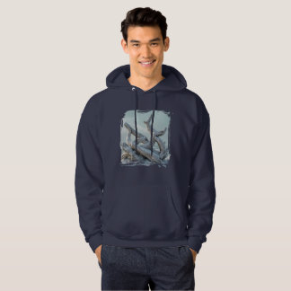 Treibholz Winter Abstrakt • Frostige Naturkunst Hoodie