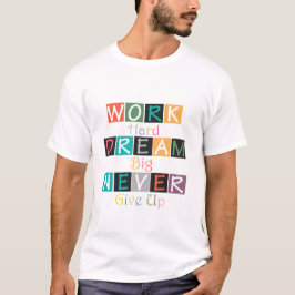 "Treibstoff für die Hektik" - Motivierend Zitat T-Shirt