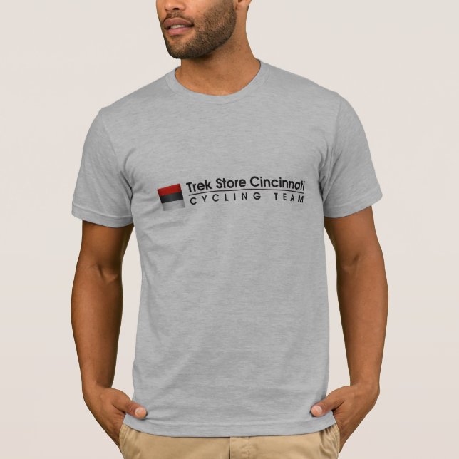 Trek Store Cincinnati Cycling Team Grey T-Shirt (Devant)