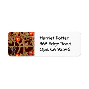 Trellis Birds Blume Morris Fine Wallpaper