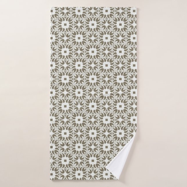 Trellis en lin (Serviette de bain)