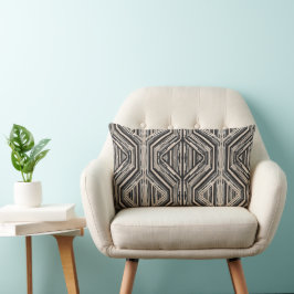 Trellis Moderne Strickplätze und Diamanten Lendenkissen