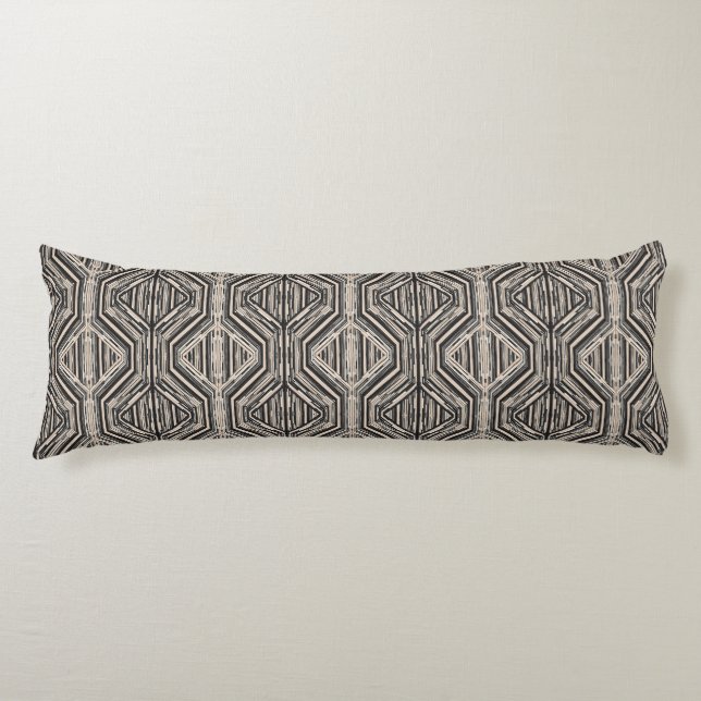 Trellis Moderne Strickplätze und Diamanten Seitenschläferkissen (Vorderseite)