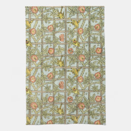 Trellis von William Morris, Vintag Garden Textile Geschirrtuch