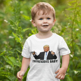 TREMENDOUS BABY TRUMP T - SHIRT JERSEY