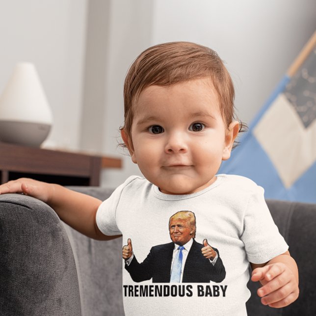 TREMENDOUS BABY TRUMP T - SHIRT JERSEY BODYSUIT (Von Creator hochgeladen)