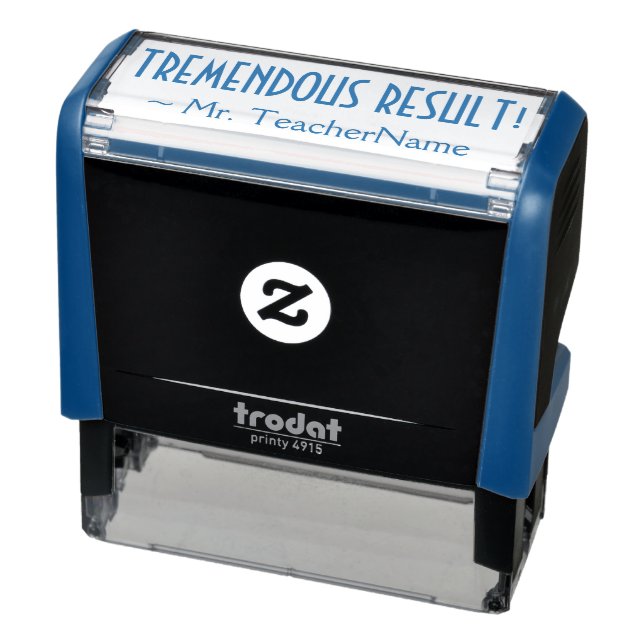 "TREMENDOUS-ERGEBNIS!" Briefmarke zu Gummi Permastempel (Produkt)