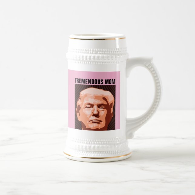 TREMENDOUS MAMA DONALD TRUMP BIENSTEIN BIERGLAS (Rechts)