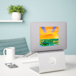 TREMENDOUS TRANQUILITY 12x18-Flachkarte Aufkleber
