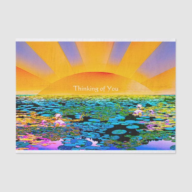 TREMENDOUS TRANQUILITY Tissue Seidenpapier (Vorderseite)