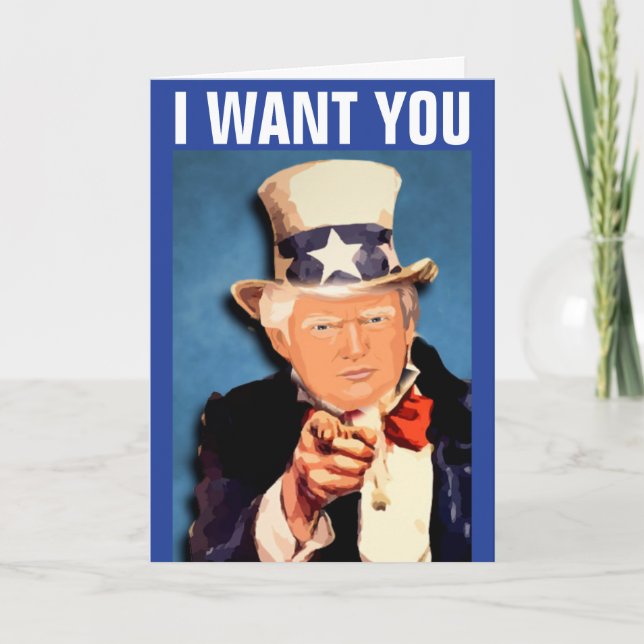 TREMENDOUS VATER DONALD TRUMP BIRTHDAY CARD KARTE (Vorderseite)