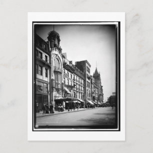 Tremont Street, Blick nach Süden, Boston, MA Vinta Postkarte