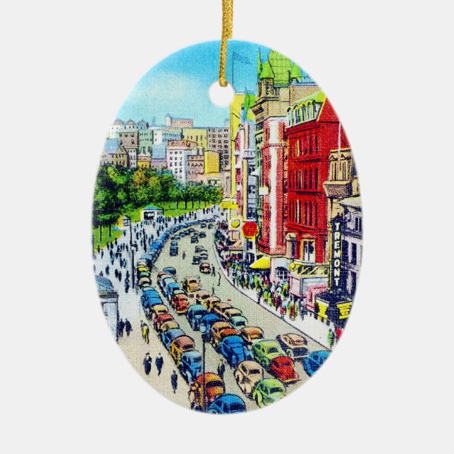 Tremont Street, Boston, Massachusetts Keramikornament (Vorne)