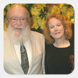 Tremper Golden Strings Kenosha Quadratischer Aufkleber