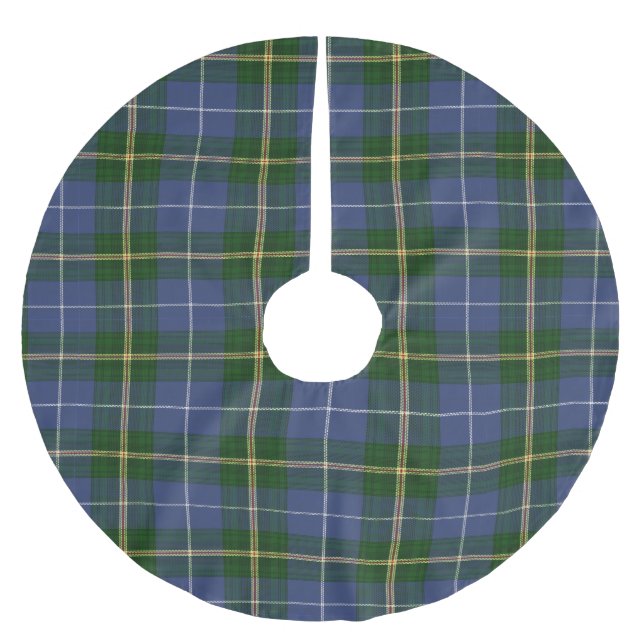 Tremrock Christmas Nova Scotia tartan Polyester Weihnachtsbaumdecke (Vorderseite)