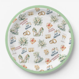 Trenby Bridal Zubehör für Hochzeiten Pappteller