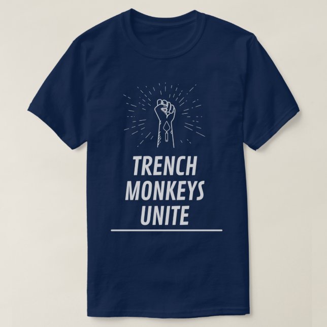 Trench Monkeys Unite T-Shirt (Design vorne)