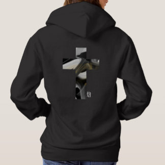 Trend Abstrakt Art Schwarz-weiß Gold Hoodie
