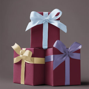 Trend Color Dark Burgundy Geschenkpapier Set