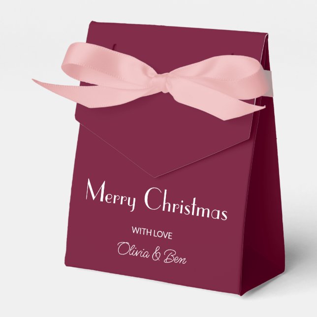Trend Color Dark Burgundy Geschenkschachtel (Vorderseite)
