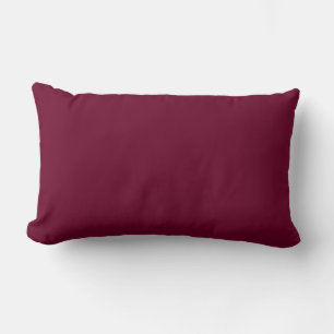 Trend Color - Dunkles Burgund Lumbal Kissen