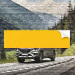 Trend Color - Gelbfarbener Autoaufkleber