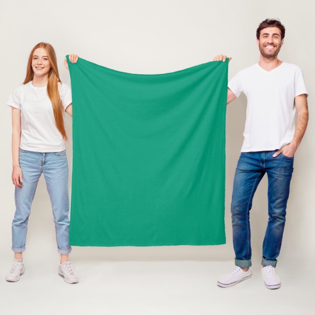 Trend Color - Jade Green Fleece Blanket (Beispiel)