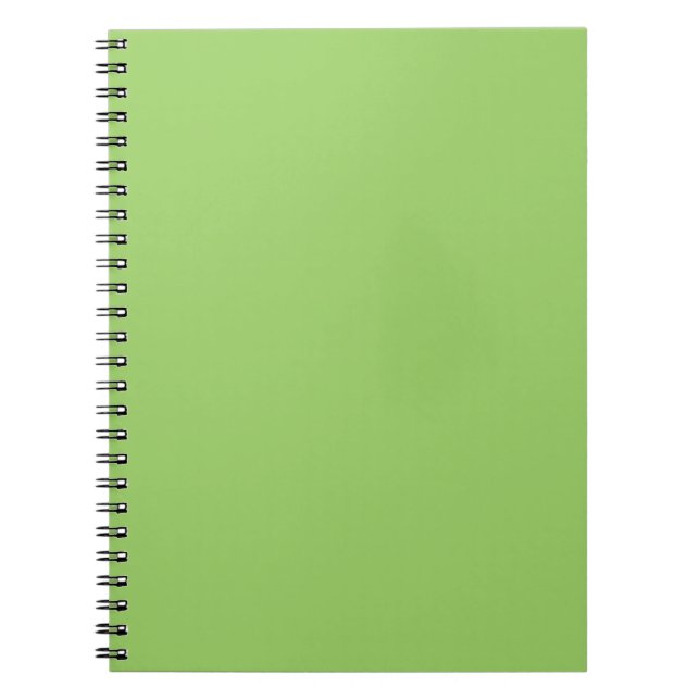 Trend Color - Kiwi Green Notebook Notizblock (Vorderseite)