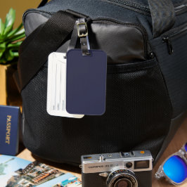 Trend Color - Navy Blue Luggage Tag Gepäckanhänger