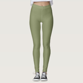 Trend Color Reed Green Leggings