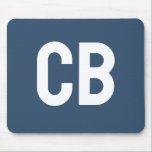 Trend Color Serious Blue Monogram Mousepad<br><div class="desc">Die trendige Farbe: Serious Blue. Modernes und stilvolles Mousepad mit anpassbarem Monogramm mit zwei Buchstaben in minimalistischer Schrift. Das schlichte und saubere Design in einer soliden Farbe bietet einen zeitlosen und klassischen Anklang. Entdecken Sie unsere Trendfarben für weitere Produkte in derselben Farbe oder entdecken Sie andere Stilrichtungen, die Ihrem persönlichen...</div>