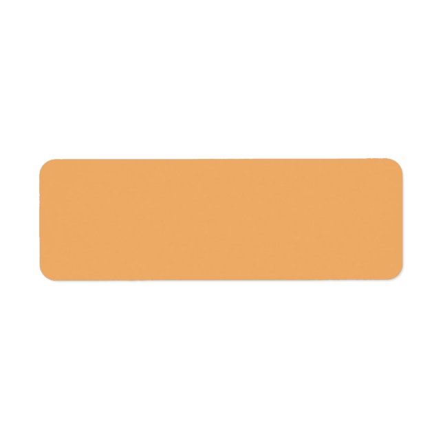 Trend Color Soft Orange Solid farbige Labels (Vorne)