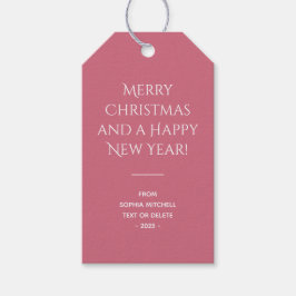Trend Color Soft Pink Weihnachten Geschenkanhänger