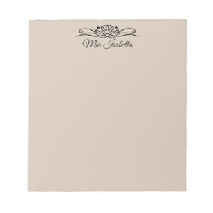 Trend Color - Soft Taupe Decorative Notepad Notizblock