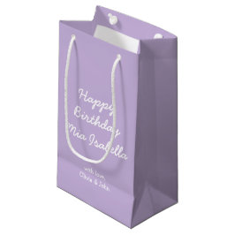Trend Color Soft Violet Custom Small Geschenktasch Kleine Geschenktüte