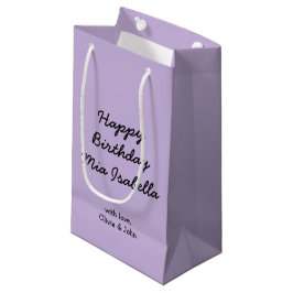 Trend Color Soft Violet Custom Small Geschenktasch Kleine Geschenktüte