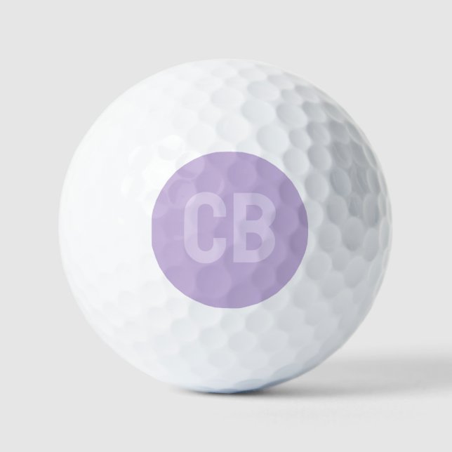 Trend Color Soft Violet Golf Balls Golfball (Vorderseite)