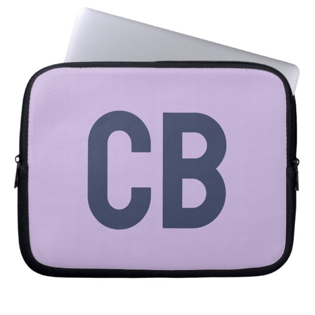 Trend Color Soft Violett Notebook-Sieb Laptopschutzhülle (Vorderseite)