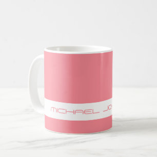 Trend Color Watermelon Rose - Futuristic Name Mug